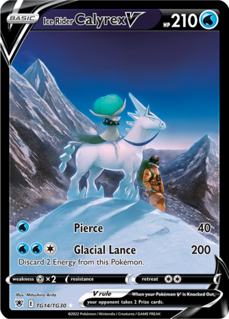 Ice Rider Calyrex V - TG14/TG30 - Ultra Rare // Pokémon kaart (Astral Radiance)
