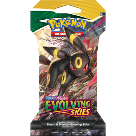 Pokémon TCG: Evolving Skies Sleeved Booster Pack 