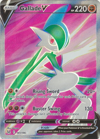 Gallade V - 181/196 - Ultra Rare / Pokémon kaart (Lost Origin)