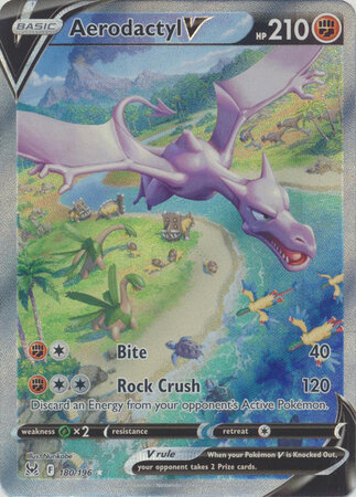 Aerodactyl V - 180/196 - Ultra Rare / Pokémon kaart (Lost Origin)