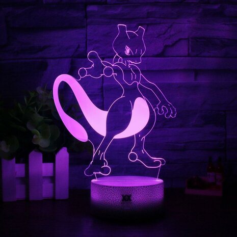 Mewtwo Sfeerlamp (LED) inclusief afstandbediening