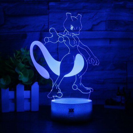 Mewtwo Sfeerlamp (LED) inclusief afstandbediening