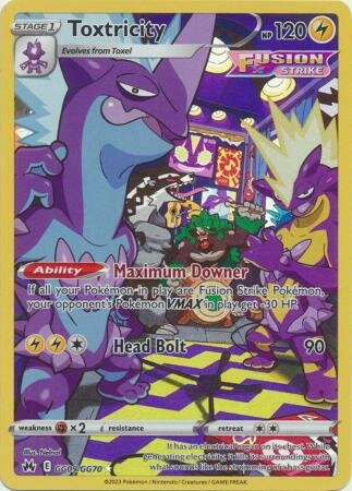 Toxtricity - GG09/GG70  - Holo Rare / Pokémon kaart (Crown Zenith)
