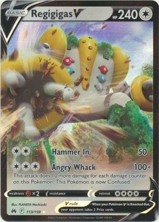 CARD POKEMON EJ VOL. V #26 REGIGIGAS 2020 Sinnoh PERU South