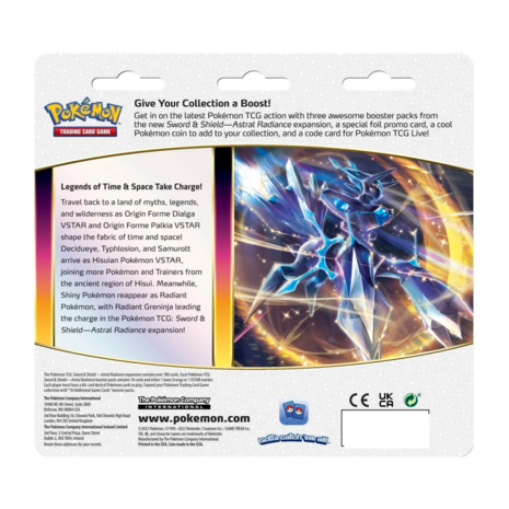 Pokémon – Astral Radiance – 3 Pack Blister Eevee