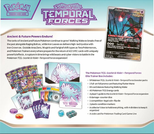 Pokémon - Temporal Forces Elite Trainer Box - Walking Wake