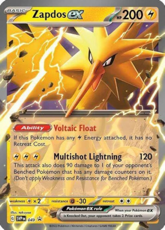 Zapdos EX Oversized // Pokémon kaart Scarlet & Violet Promo