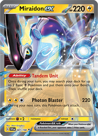 Miraidon EX - SVI 081 - Pokémon kaart (Scarlet & Violet)