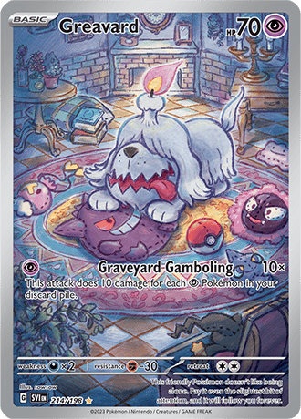 Greavard Illustration Rare - SVI 214 - Pokémon kaart (Scarlet & Violet)