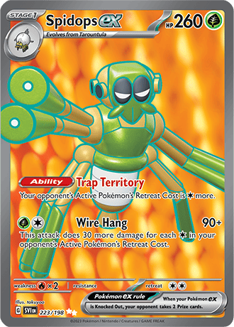 Spidops EX Ultra Rare - SVI 223 - Pokémon kaart (Scarlet & Violet)