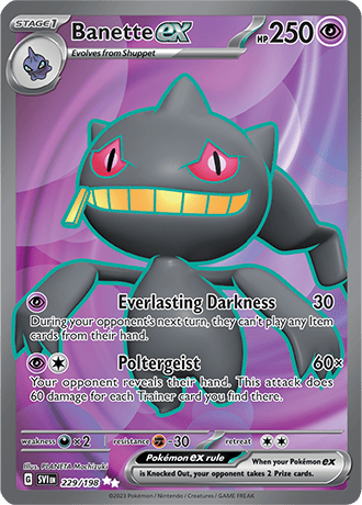 Banette EX Ultra Rare - SVI 229 - Pokémon kaart (Scarlet & Violet)