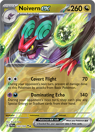 Noivern EX Double Rare - PAL 153 - Pokémon kaart (Scarlet & Violet - Paldea Evolved)