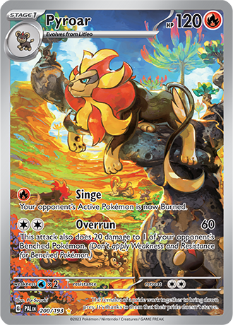 Pyroar Illustration Rare - PAL 200 - Pokémon kaart (Scarlet & Violet - Paldea Evolved)