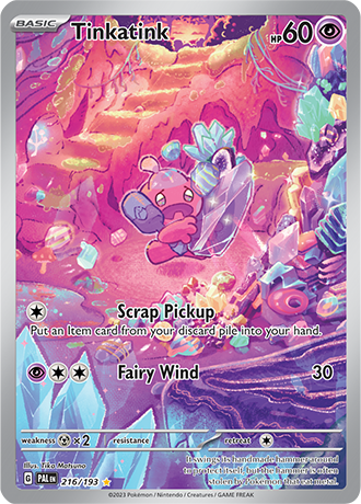 Tinkatink Illustration Rare - PAL 216 - Pokémon kaart (Scarlet & Violet - Paldea Evolved)