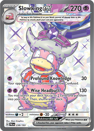 Slowking EX Ultra Rare - PAL 238 - Pokémon kaart (Scarlet & Violet - Paldea Evolved)