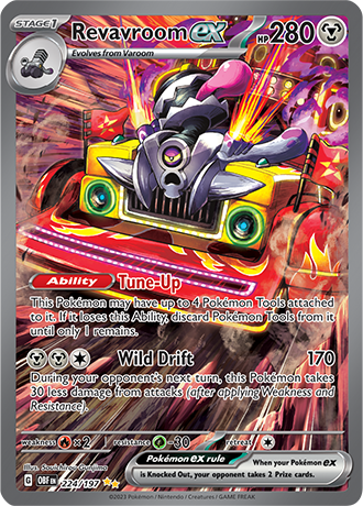 Revavroom EX Special Illustration Rare - OBF 224 - Pokémon kaart (Scarlet & Violet - Obsidian Flames)