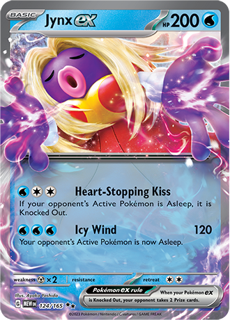 Jynx EX Double Rare - MEW 124 - Pokémon kaart (Scarlet & Violet - 151)