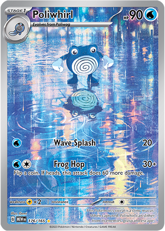 Poliwhirl Illustration Rare - MEW 176 - Pokémon kaart (Scarlet & Violet - 151)