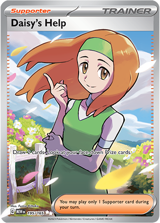 Daisy's Help Ultra Rare - MEW 195 - Pokémon kaart (Scarlet & Violet - 151)