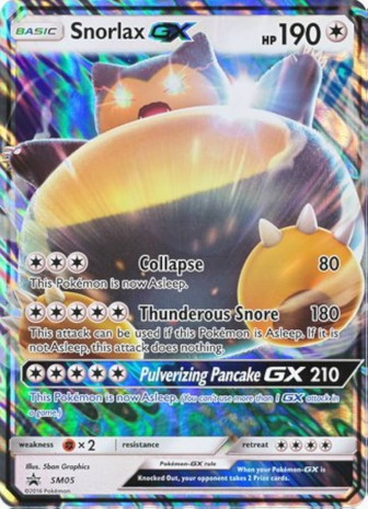 Snorlax GX - SM05 - Oversized Pokemon Kaart