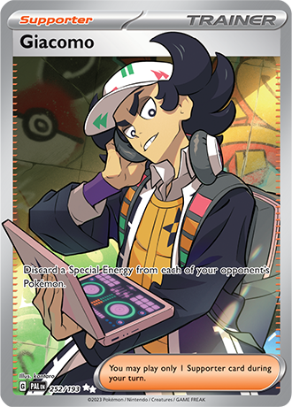 Giacomo Ultra Rare - PAL 252 - Pokémon kaart (Scarlet & Violet - Paldea Evolved)