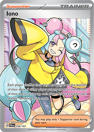 Iono Ultra Rare - PAL 254 - Pokémon kaart (Scarlet & Violet - Paldea Evolved)