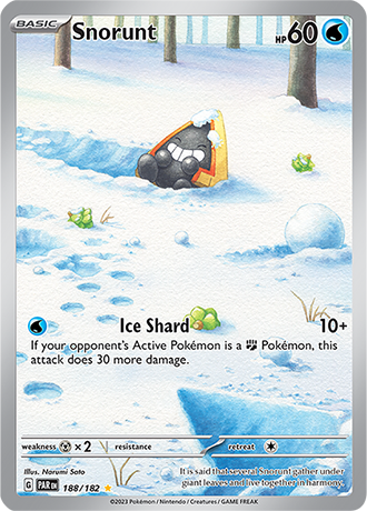 Snorunt Illustration Rare - PAR 188 - Pokémon kaart (Scarlet & Violet - Paradox Rift)