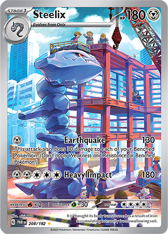 Steelix Illustration Rare - PAR 208 - Pokémon kaart (Scarlet & Violet - Paradox Rift)