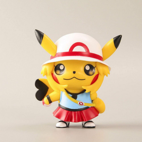 Pikachu Emoji Actiefiguren - Happy Pikachu - 10cm