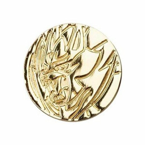 Metalen Zamazenta Collectible Coin (goud)