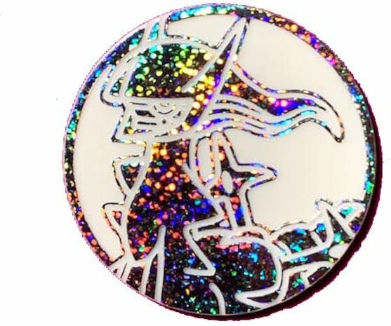 Pokemon White Arceus Rainbow - Collectible Coin