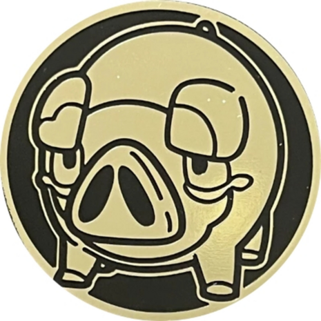 Lechonk Collectible Coin (Gold Mirror Holofoil)