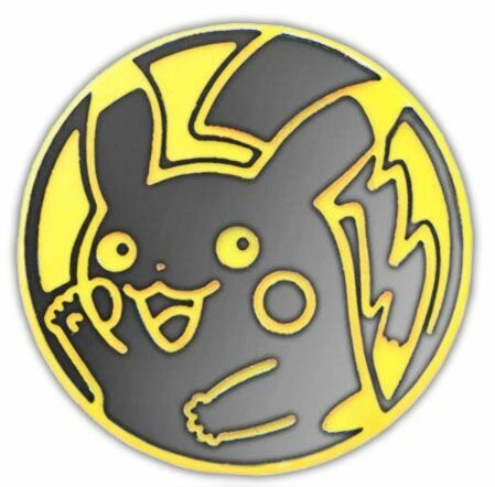 Pokemon Pikachu (Waving) Collectible Coin (Yellow & Silver)