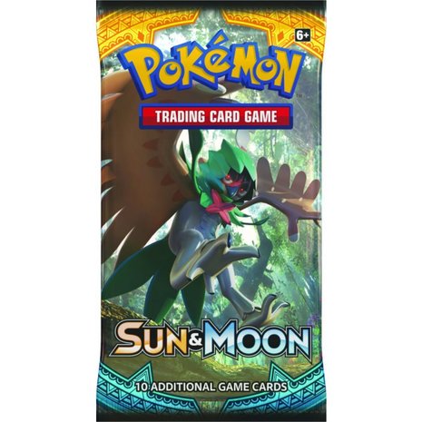 Pokémon Kaarten Sun & Moon Booster Pack (10 kaarten)