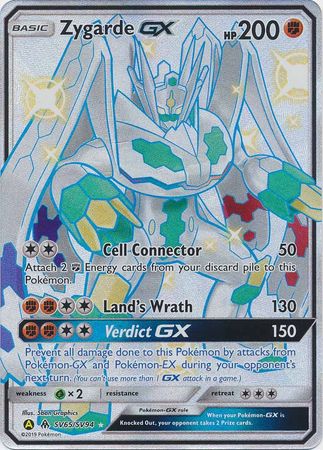 Zygarde Shiny Gx Full Art Ultra Rare Pokemon Kaart Depokemonshop Nl