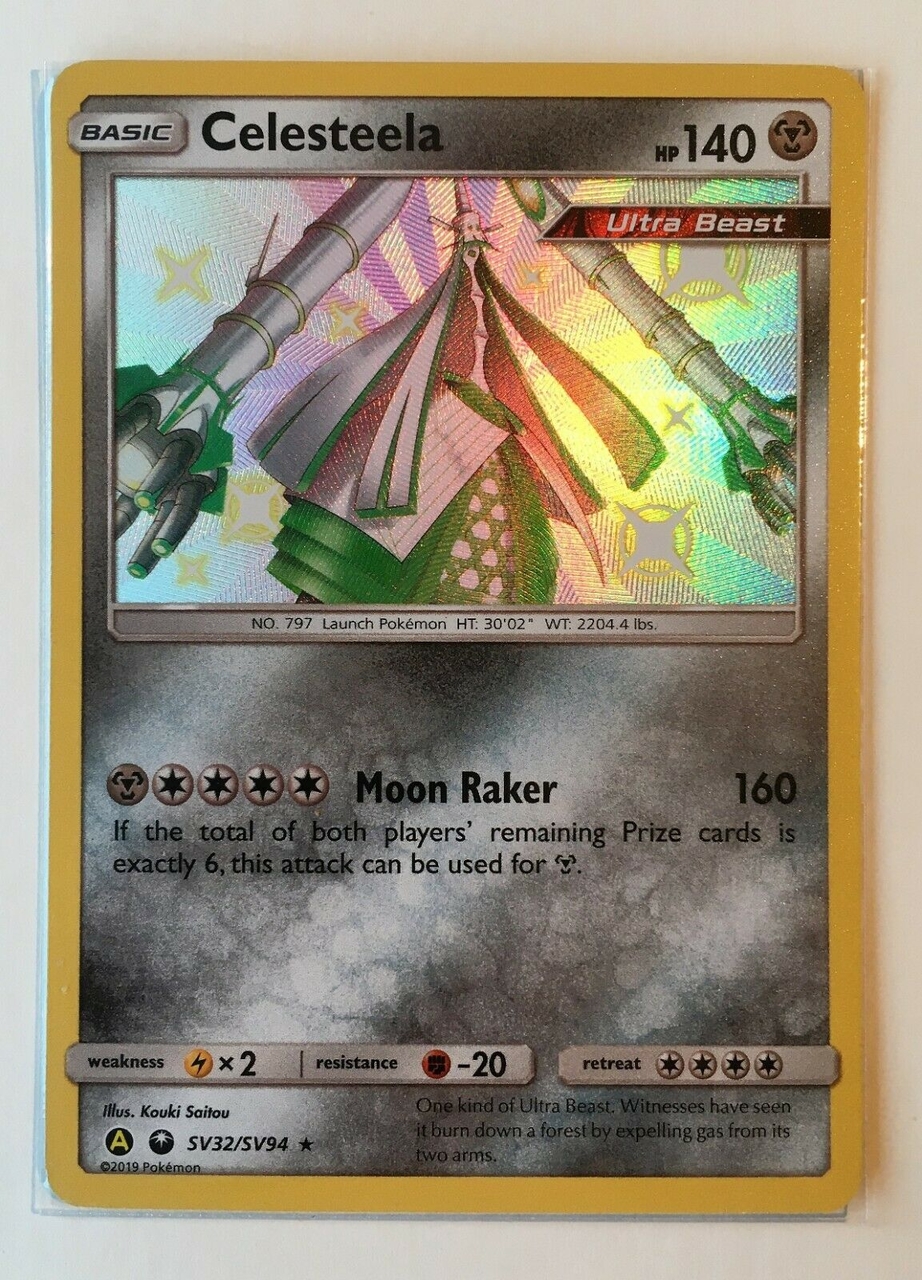 Celesteela - SV32/SV94 - Shiny Holo Rare - Pokemon Singles » Sun & Moon  Series » Hidden Fates - Frontline Games