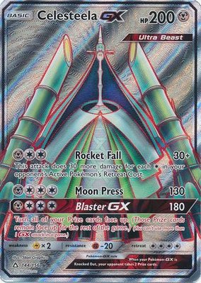 Celesteela GX Full Art -144/156 // Ultra Zeldzame Pokémon kaart (Ultra Prism)