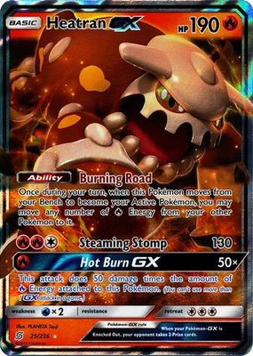 Heatran GX - 25/236 // Pokémon kaart (Unified Minds)