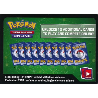 20 willekeurige codekaarten voor Pokémon TCG Online.