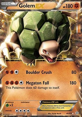 Golem EX - 46/83 // Pokémon kaart (Generations)