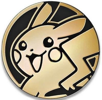 Pokemon Pikachu Sun & Moon Collectible Coin (Gold)