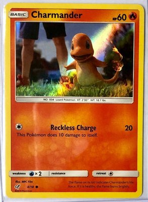 Charmander - 4/18 - Holo - Detective Pikachu Series