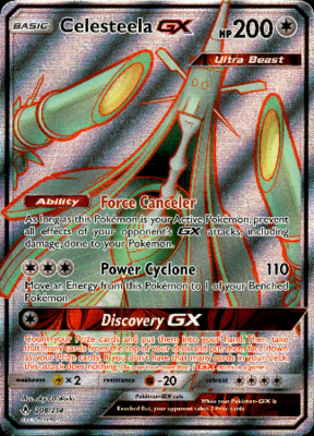 Celesteela GX Full Art - 208/214 // Ultra Zeldzame Pokémon kaart (Unbroken Bonds)