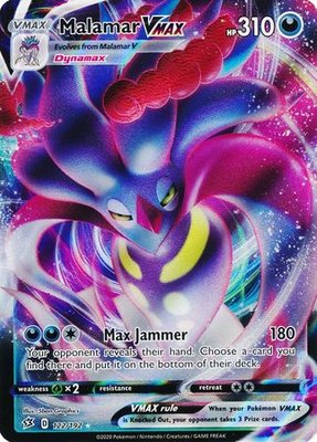 >> Malamar VMAX Full Art - 122/192 // Pokémon kaart (Rebel Clash)