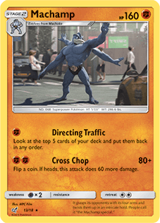 Machamp - 13/18 - Holo Rare  - Detective Pikachu Series