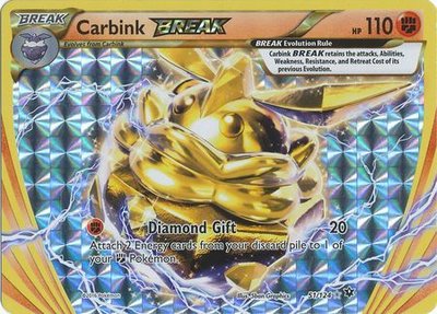 Carbink BREAK kaart - 51/124 // Pokemon Kaart