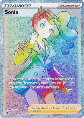 Sonia - 203/192 [Hyper Rare] // Pokémon kaart (Rebel Clash)