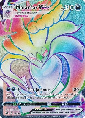 >> Malamar VMAX - 198/192 [Hyper Rare] // Pokémon kaart (Rebel Clash)