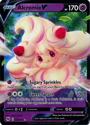 > Alcremie  V - 022/073 // Pokémon kaart (Shining Fates)