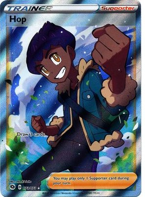 Hop Trainer Full Art - 073/073 // Pokémon kaart (Champion's Path)